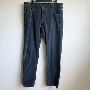 Adriano Goldschmied dark gray corduroy the graduate jeans 38